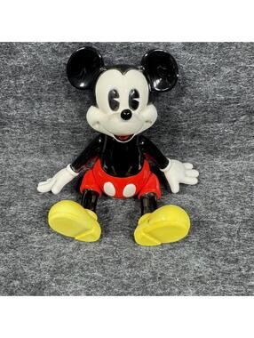 Disney Figurine Schmid Mickey Mouse Music Ceramic Vintage